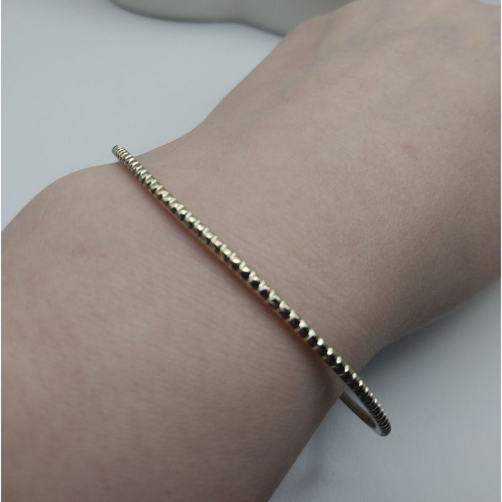 Raised edge bracelet champagne‎ toned